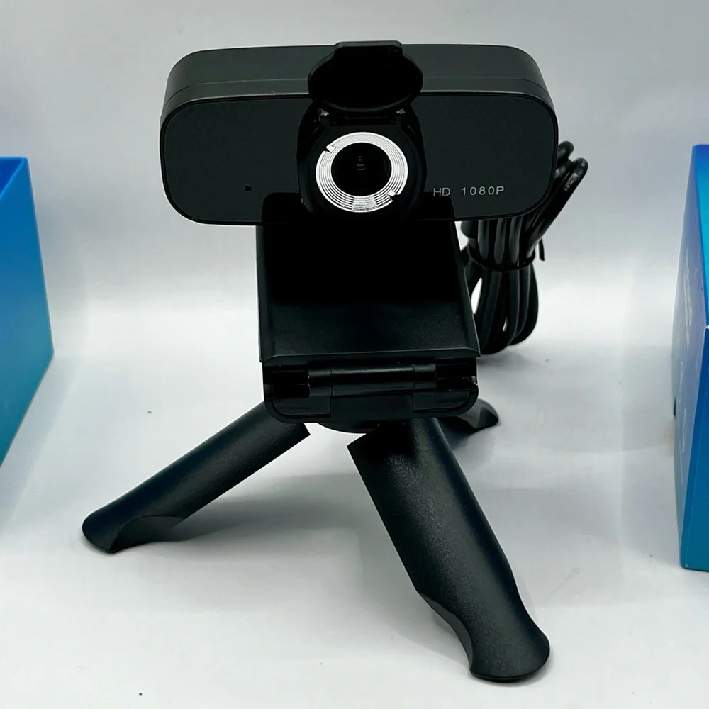 AutoFocus HD Video Webcam with Stereo Microphone - Black